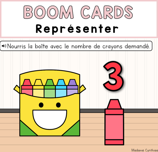 Boom Cards - Représenter 1-9