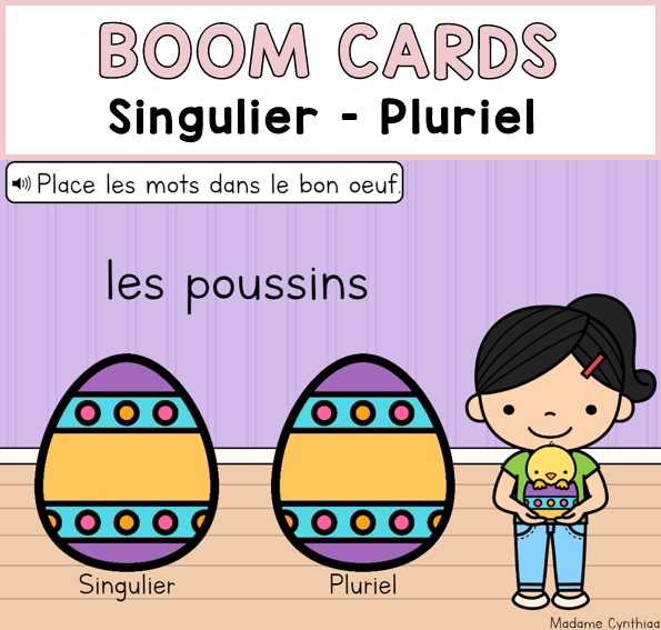 Boom Cards - Singulier/Pluriel