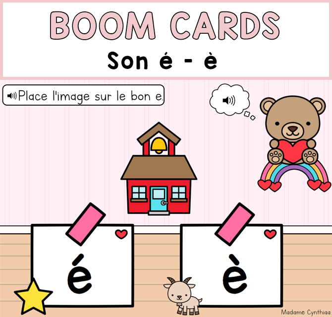 Boom Cards - Son é et è