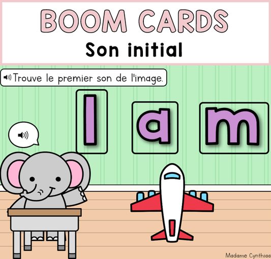 Boom Cards - Son initial