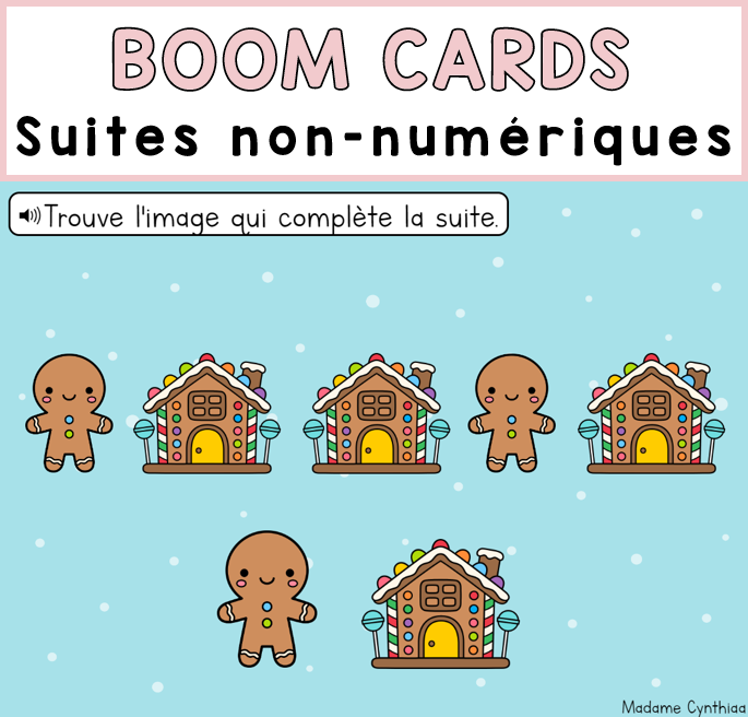 Boom Cards - Suites non-numériques