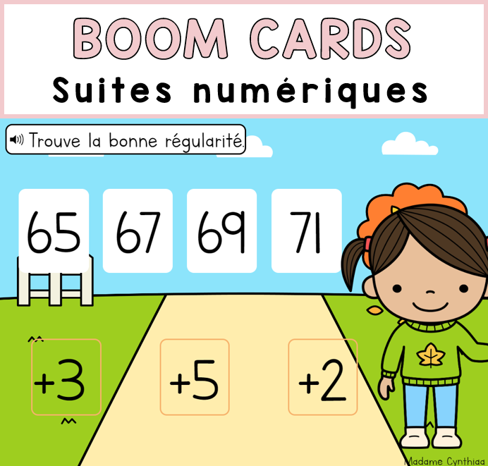 Boom Cards - Suites numériques