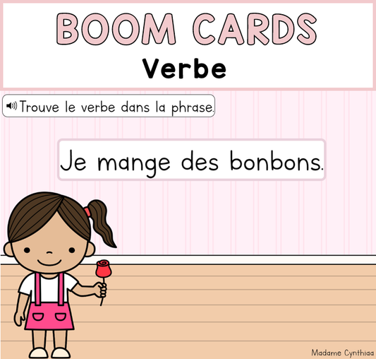 Boom Cards - Verbe