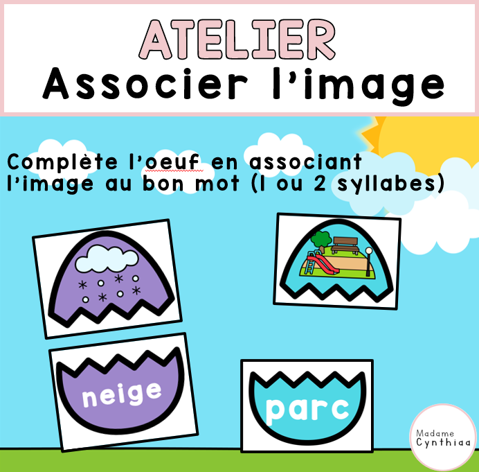 Atelier - Associer image