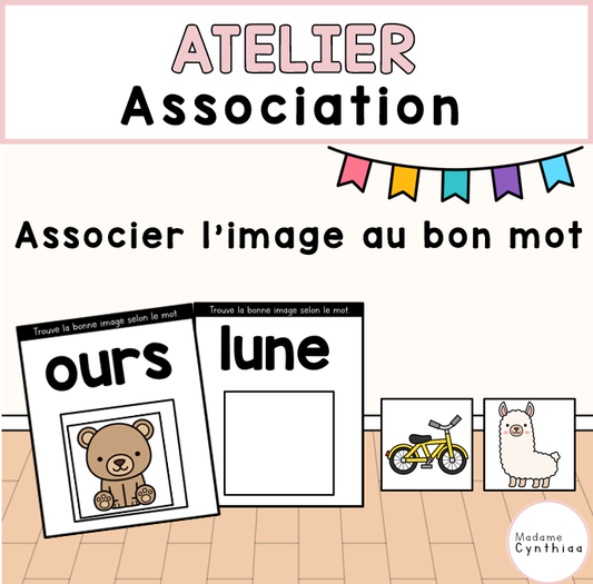 Atelier - Associer image