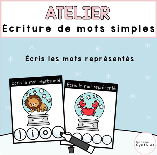 Atelier - Écriture mots