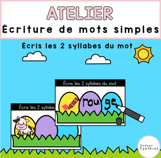 Atelier - Écriture syllabes