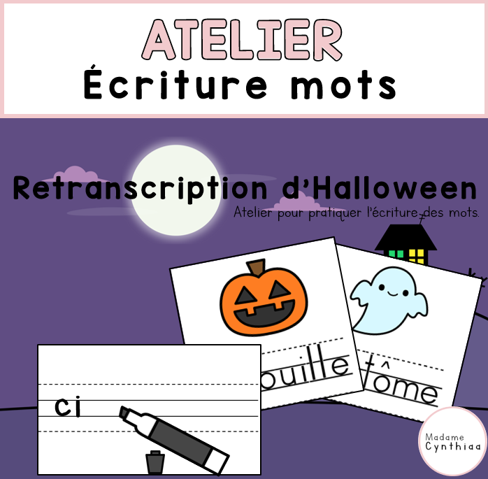 Atelier - Écriture mots