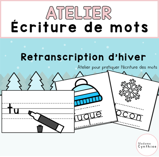 Atelier - Écriture mots