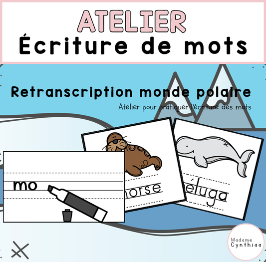 Atelier - Écriture mots