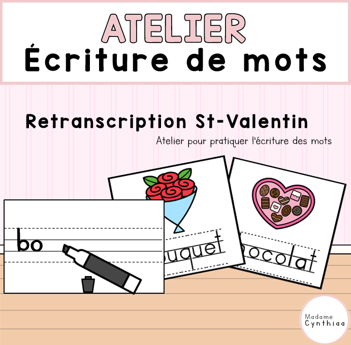 Atelier - Écriture mots