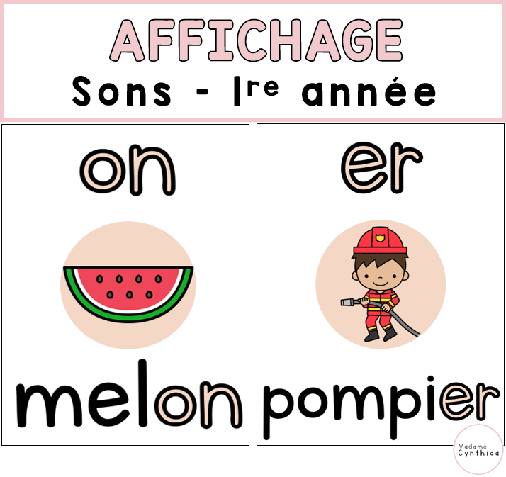 Affiche - Sons 1re année