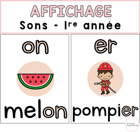 Affiche - Sons 1re année