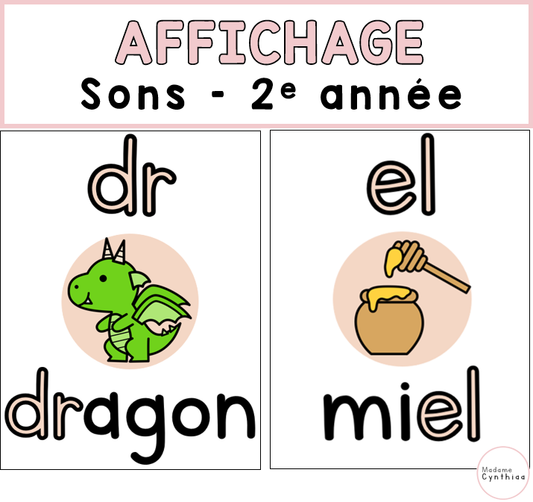 Affiche - Sons 2e année