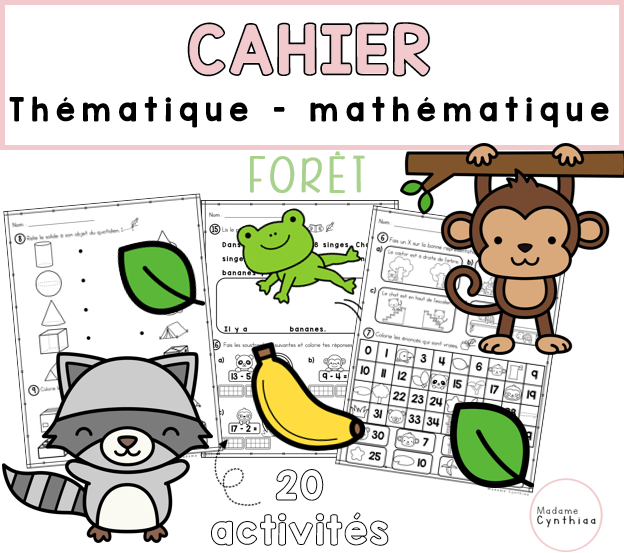 Cahier mathématique - 1re année