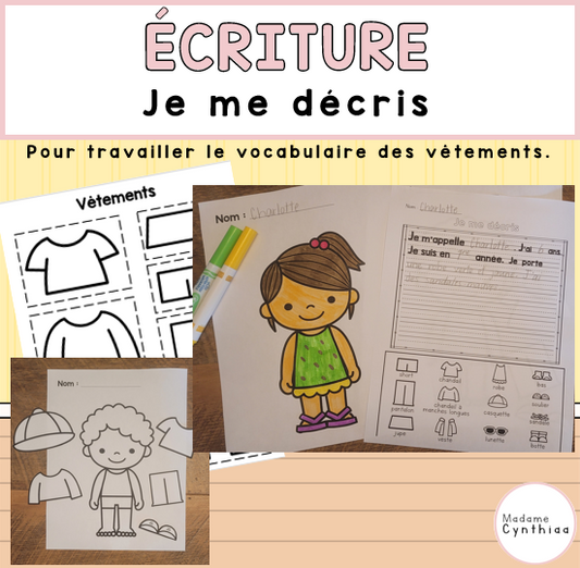 Écriture - Vêtements