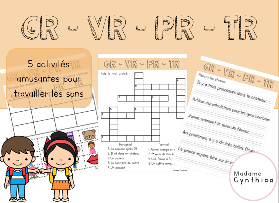 Activité - Sons GR-VR-PR-TR