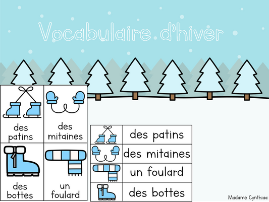 Vocabulaire - Hiver